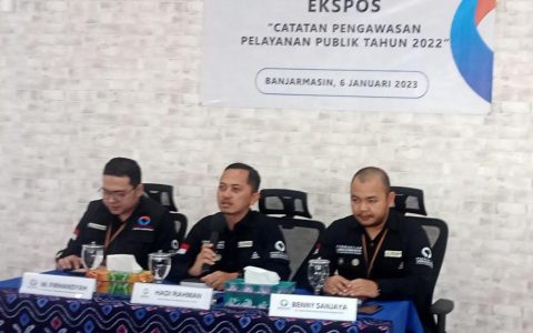 Ombudsman Kalsel Ekspos “Catatan Pengawasan Pelayanan Publik Di Tahun 2022”