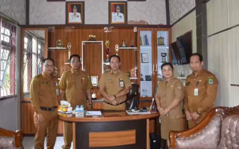 Diskominfo Kapuas Terima Kunker Diskominfosantik Kalteng