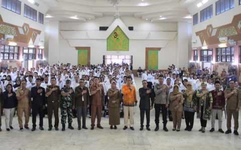 279 Anggota PPS Barito Selatan Diambil Sumpah