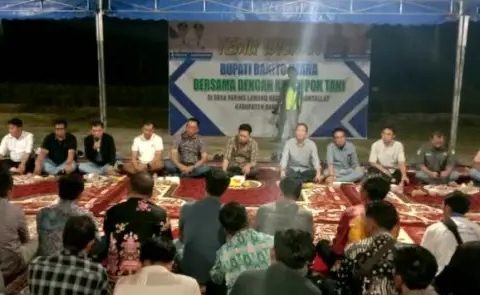 Bupati Temu Wicara Bersama Poktan se-Barut