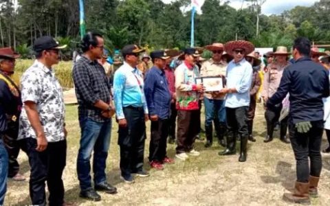 Bupati Barito Utara Serahkan Bantuan Alsintan ke Poktan