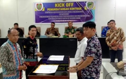 Pemkab Barut Ikuti Penandatanganan Pengadaan Barang dan Jasa