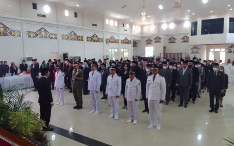 Sebanyak 114 Pejabat Tinggi Pratama Mura Diambil Sumpah