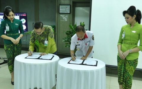 Direktur Citilink Tandatangani Kerjasama Dengan BSSN