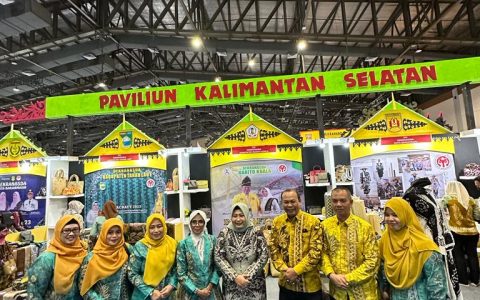 Dekranasda Batola Buka Stand di INACRAF 2023 di Jakarta