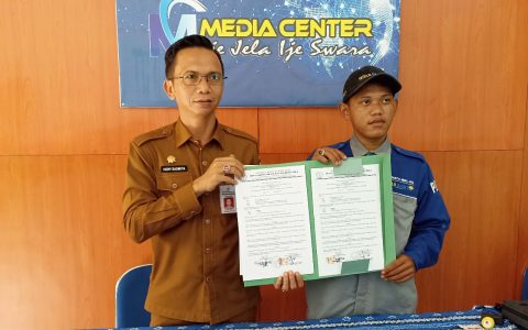 28 Media Tandatangani MoU Kerjasama Publikasi di Kominfo Batola