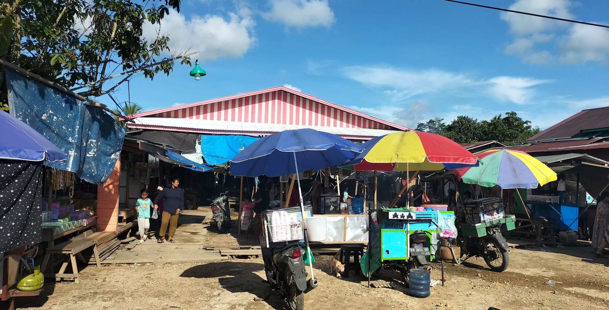 Usai Lebaran Idul Fitri, Pasar Bahitom Buka Kembali