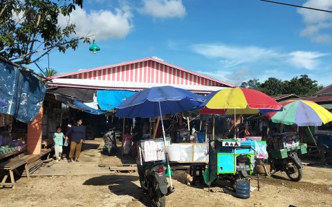 Usai Lebaran Idul Fitri, Pasar Bahitom Buka Kembali
