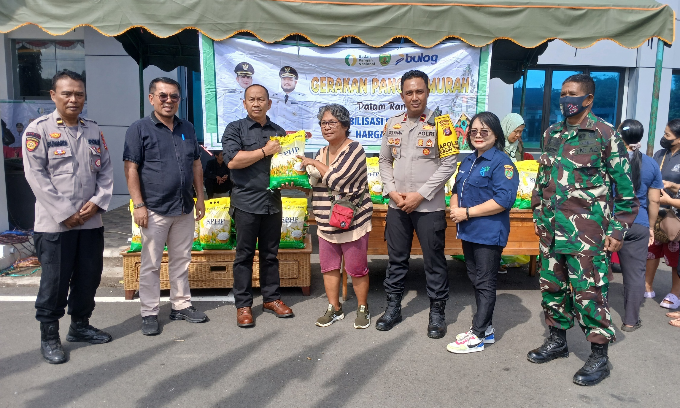 12 Ton Beras Murah Ludes, GPM Bartim Bantu Stabilkan Harga