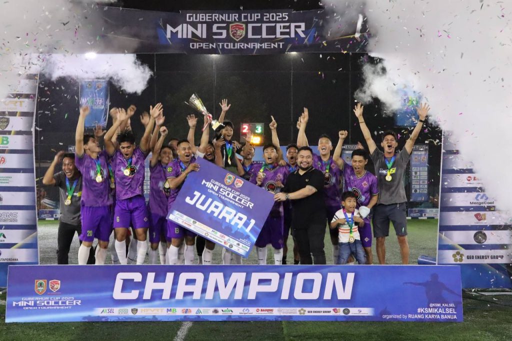BBU BAM FC Juara Gubernur Cup 2025 Mini Soccer