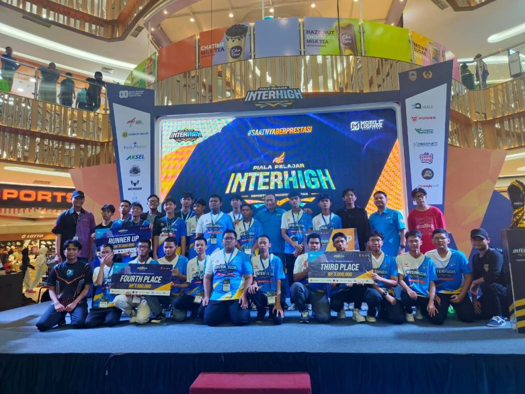 Banjarmasin Dominasi Podium Piala Pelajar Interhigh Esport Kalsel 2025