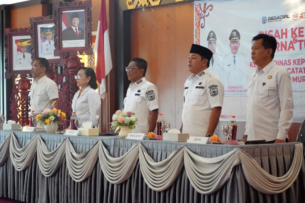 Pemkab Murung Raya Gelar Pisah Kenang Kepala Disdukcapil Purna Tugas