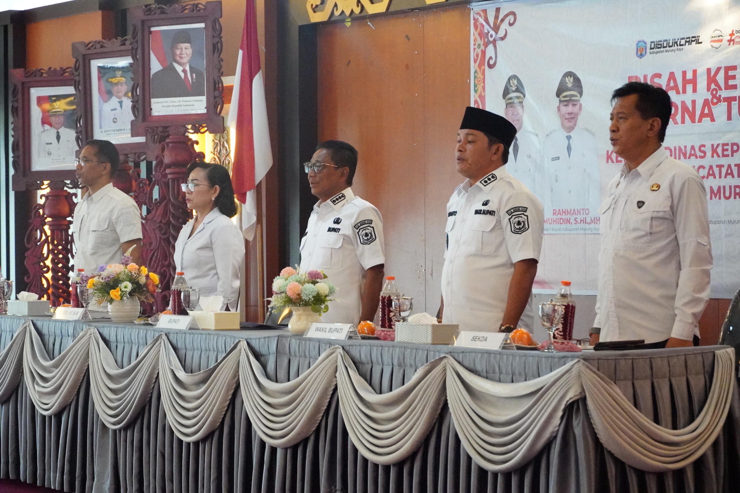 Pemkab Murung Raya Gelar Pisah Kenang Kepala Disdukcapil Purna Tugas