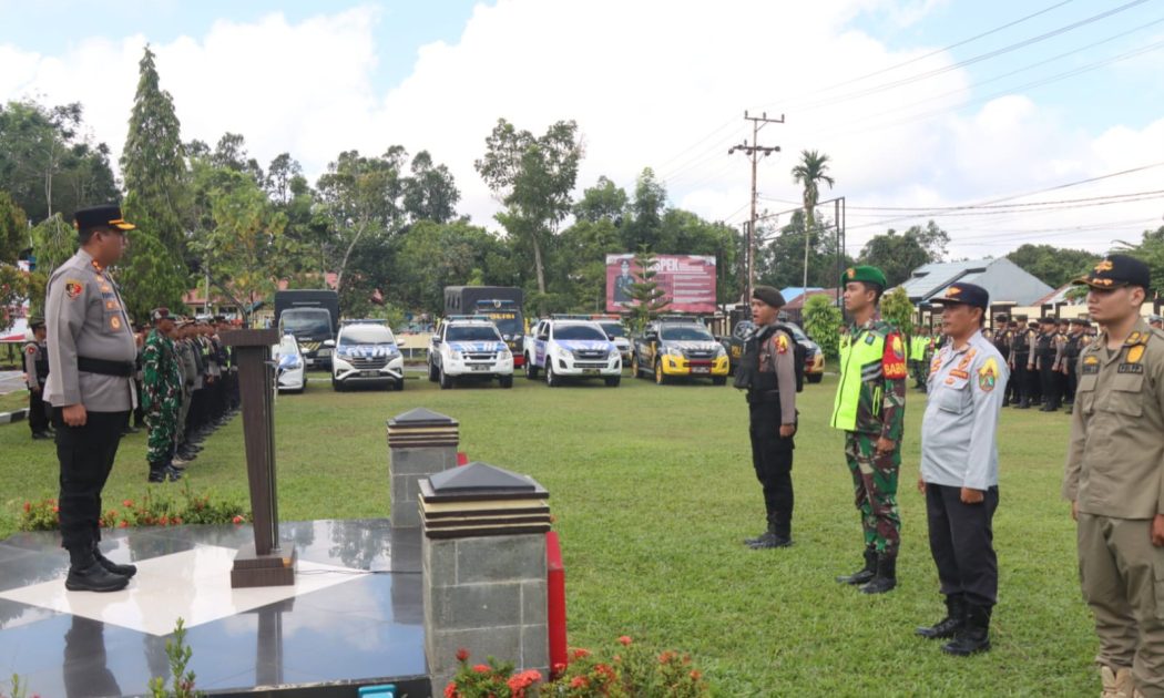 Operasi Aman Nusa I Disiagakan Polres Bartim Hadapi Potensi Konflik dan Bencana