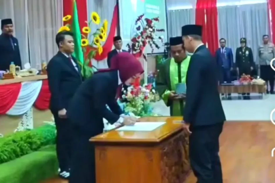 PAW DPRD Batola, Ahmad Ridho Resmi Gantikan Suripto
