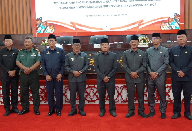DPRD Murung Raya Setujui Raperda Pertanggungjawaban APBD 2024