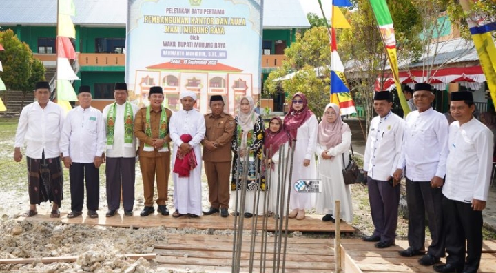 Pemkab Murung Raya Dukung dan Apresiasi Pembangunan Kantor dan Aula MAN I, di Mulai Dari Swadaya Wali Murid