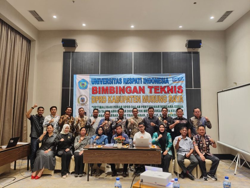 DPRD Murung Raya Tingkatkan Kapasitas Legislasi Lewat Bimtek Bersama Universitas Respati Indonesia