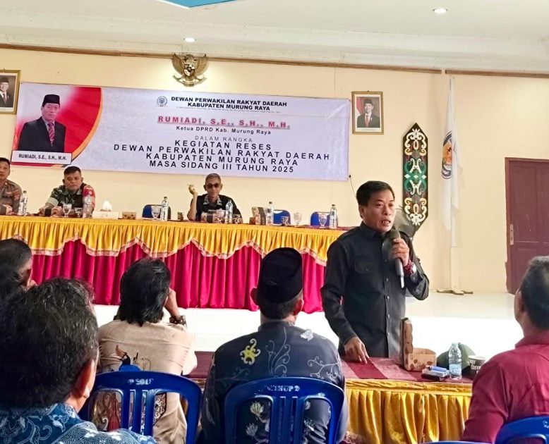 Ketua DPRD Murung Raya Reses di Laung Tuhup, Serap Aspirasi dan Usulan Warga