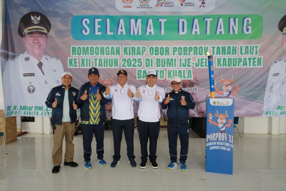 Obor Porprov Singgah di Marabahan, Batola Siap Bertanding