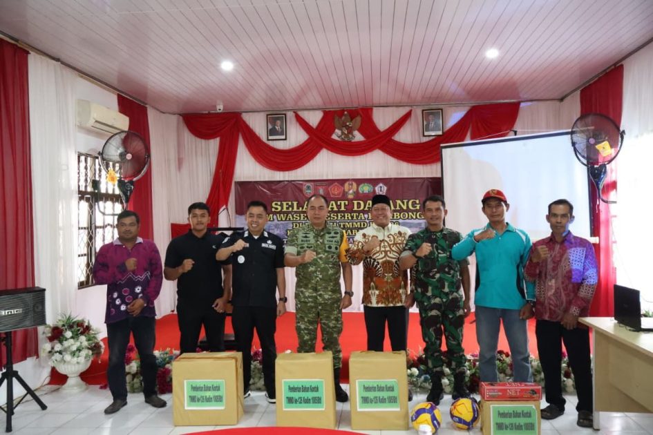 TMMD di Wanaraya Disambut Hangat Bupati dan Wabup Batola