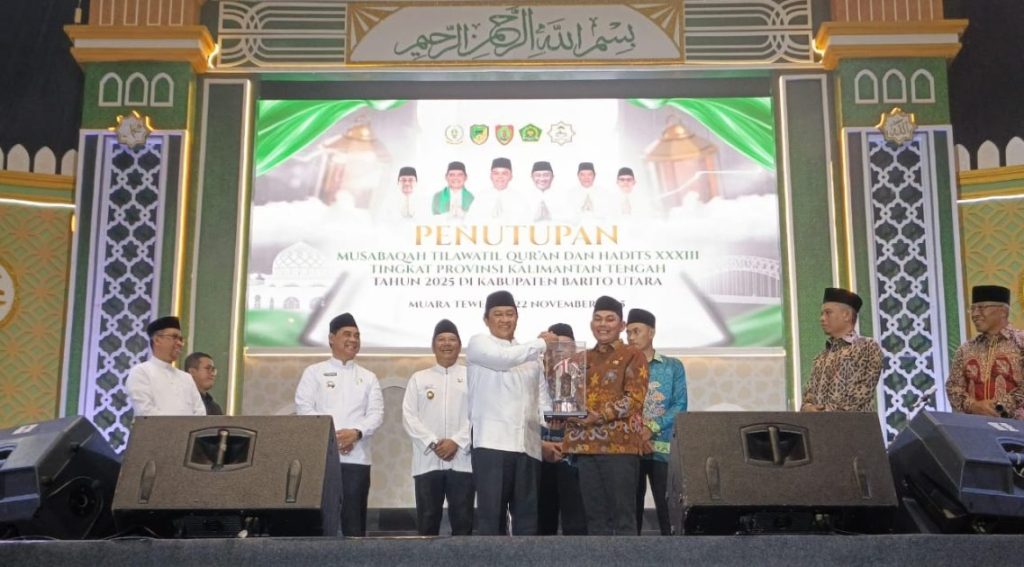 Kafilah Murung Raya Raih Juara Umum III pada MTQH XXXIII Tingkat Provinsi Kalteng