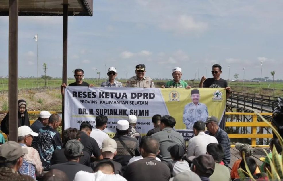 Supian HK Serap Aspirasi 16 Desa Dua Kabupaten di Kalsel