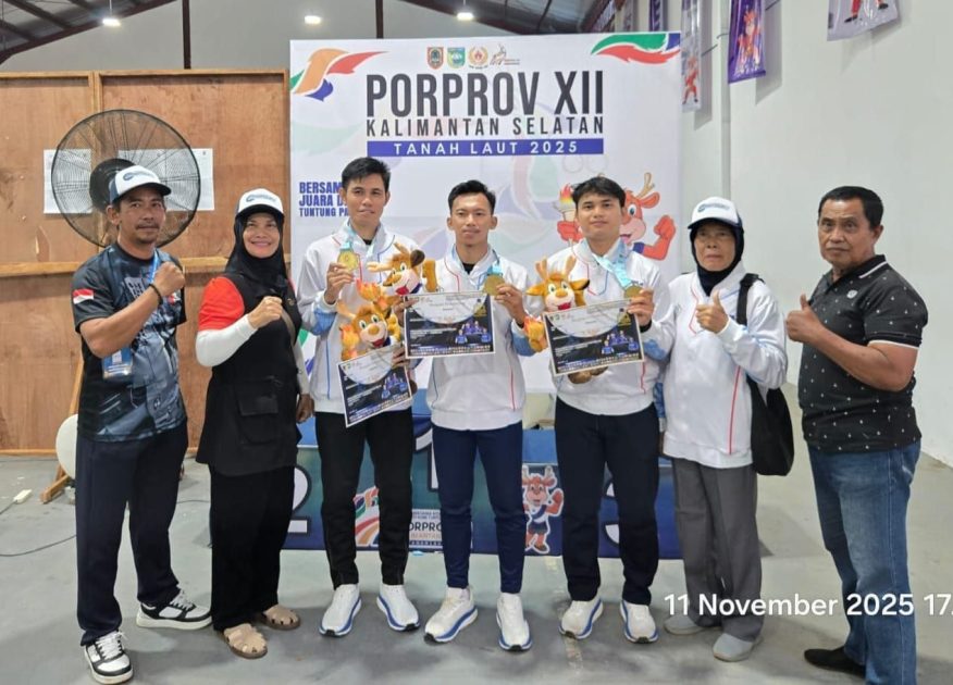 Tim Air Rifle Putera Batola Raih Emas