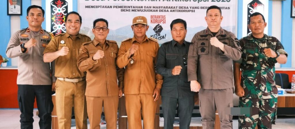 Bahitom Jadi Desa Percontohan Anti Korupsi Pertama di Kalteng