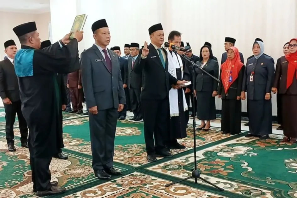 Bupati Barut Lantik Empat Pejabat Eselon II dalam Suasana Penuh Harap dan Tekad Baru