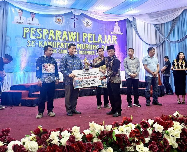 Ketua DPRD Murung Raya Hadiri Penutupan PESPARAWI Pelajar SMP dan SMA
