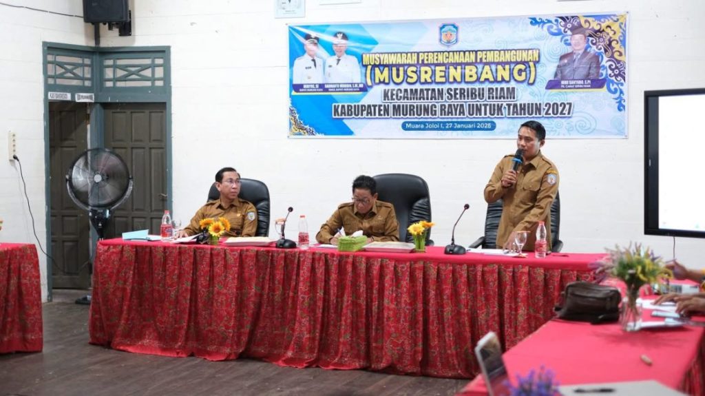 Bupati Heriyus Resmi Buka Musrenbang Kecamatan Seribu Riam