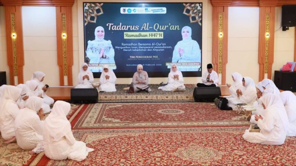 TP PKK Kalsel Gelar Tadarus Al-Qur’an Sambut Ramadan 1447 H