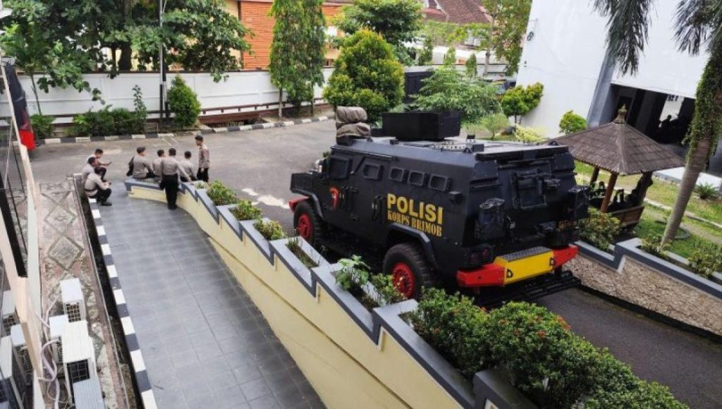 Pengamanan Rumah Banjar Diperketat Hadapi Demo Mahasiswa