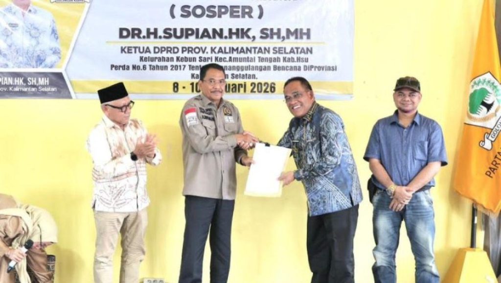 Perda Penanggulangan Bencana Dibawa Supian HK ke Masyarakat