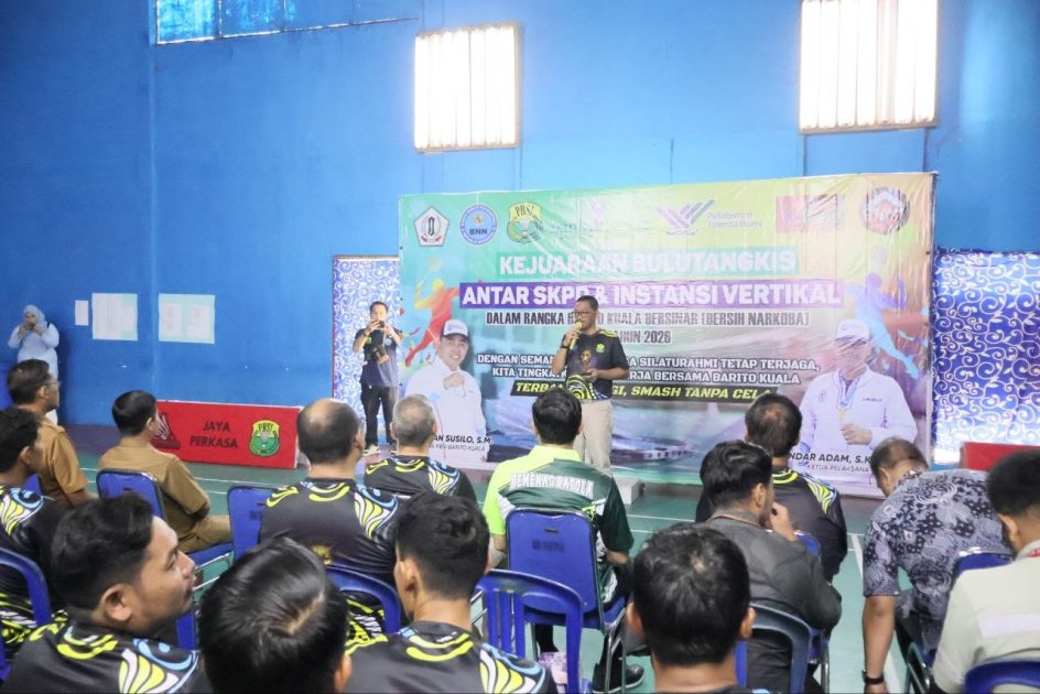 105 Peserta Ramaikan Kejuaraan Bulutangkis Batola