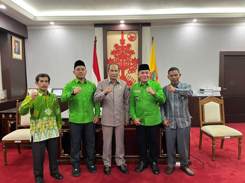 Pasca Orasi Ilmiah, Ketua DPW PKB Kalteng Silaturahmi dengan Pimpinan DPRD Provinsi