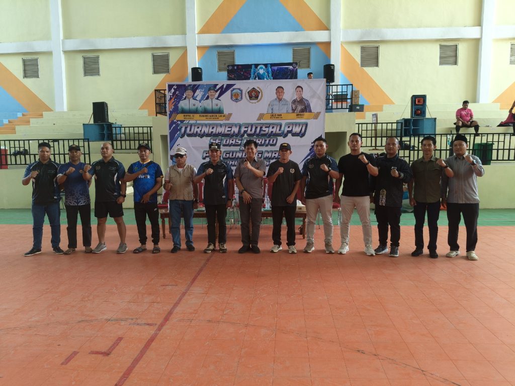Wabup Murung Raya Buka Turnamen Futsal PWI se-DAS Barito, Pererat Solidaritas Insan Pers