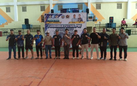Wabup Murung Raya Buka Turnamen Futsal PWI se-DAS Barito, Pererat Solidaritas Insan Pers