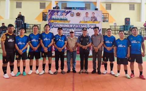 Ketua DPRD Murung Raya Hadiri Pembukaan Turnamen Futsal PWI se-DAS Barito