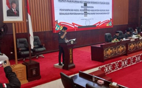 DPRD Murung Raya Terima Rancangan KUA-PPAS APBD 2027, Bahas Prioritas Pembangunan Daerah