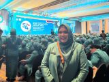 Dina Maulidah Hadiri Puncak Peringatan HKG PKK ke-54 Nasional di Makassar