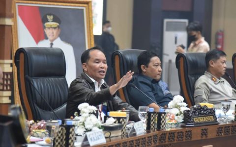 Gubernur Agustiar Sabran Pimpin Rapat Koordinasi Penanganan Karhutla di Kalimantan Tengah