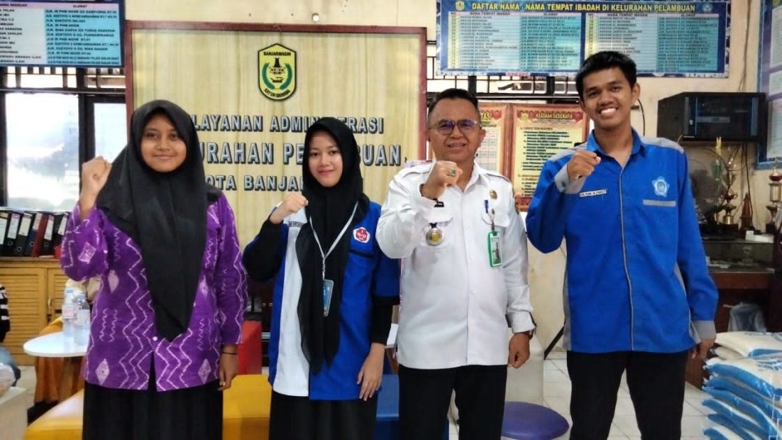 Dukung Program Disdikbud Kalsel, Kelurahan Pelambuan Sambut Hangat Siswa/Mahasiswa Magang (PKL)