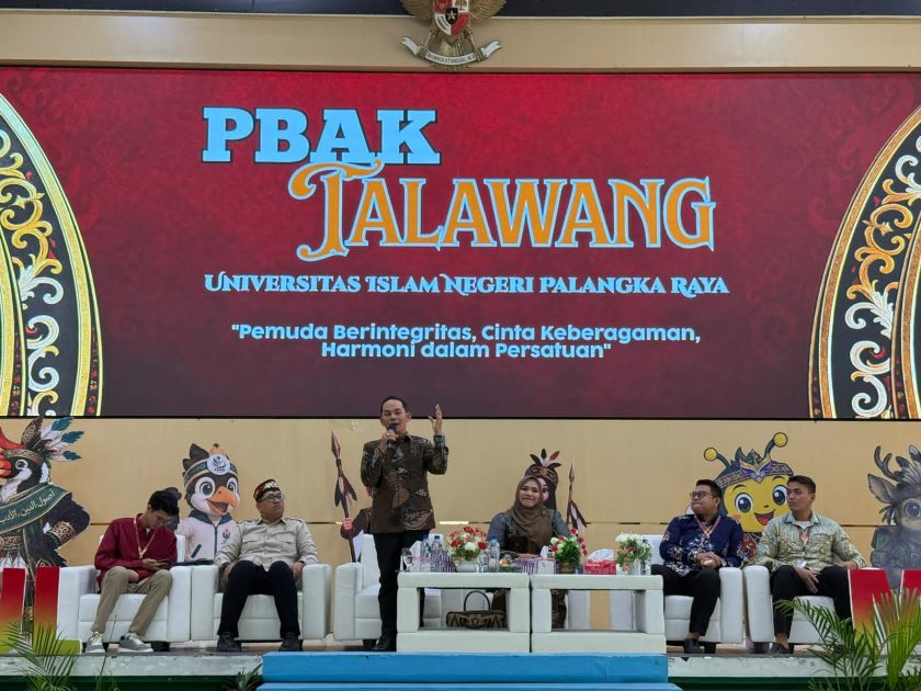 Rahmanto Muhidin Motivasi Seribu Mahasiswa Baru UIN Palangka Raya untuk Berani Bermimpi dan Berorganisasi