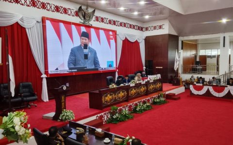 DPRD dan Pemkab Murung Raya Simak Pidato Kenegaraan Presiden RI