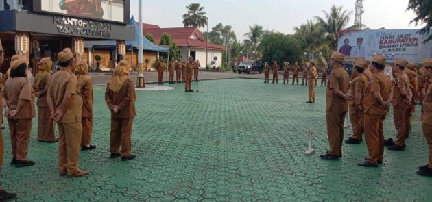Pesan Profesionalisme dari Bupati Barito Utara di Apel Senin
