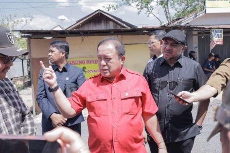 Jalan Veteran KM 5,5 Dikebut Jelang Dibuka