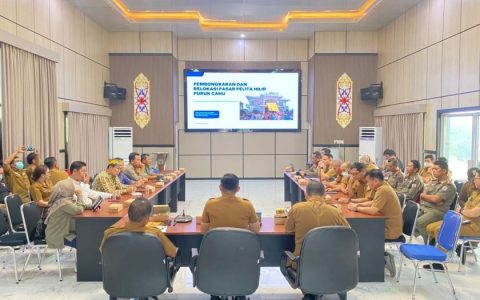 Pemkab Murung Raya Matangkan Relokasi Pedagang Pasar Pelita Hilir