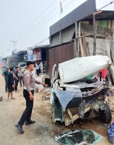 Tabrakan Pick Up dan Truk Tangki, Satu Orang Meninggal